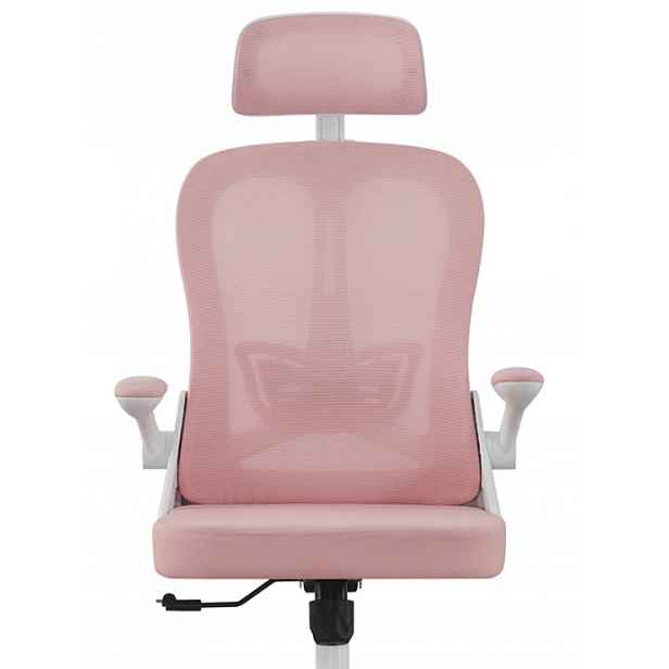 Otočné křeslo Horseking Růžové ergonomické pohodlné ms28 kancelářské herní křeslo