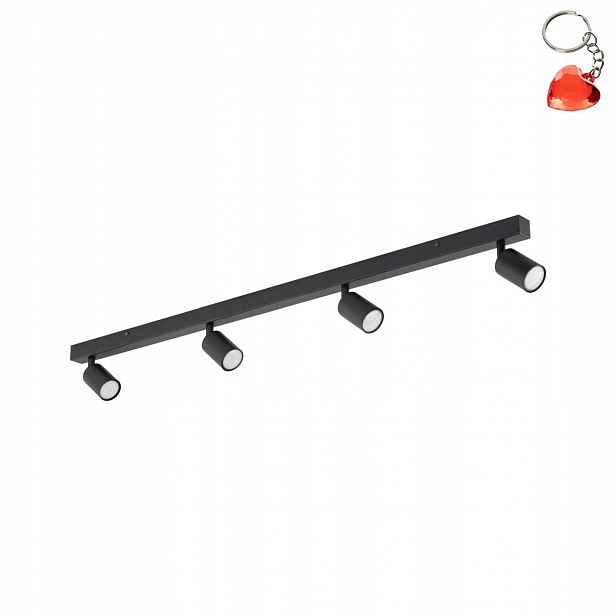 Spot Halogenový reflektor Černý Pohyblivý 4xGU10 Moderní Nex Tk Lighting