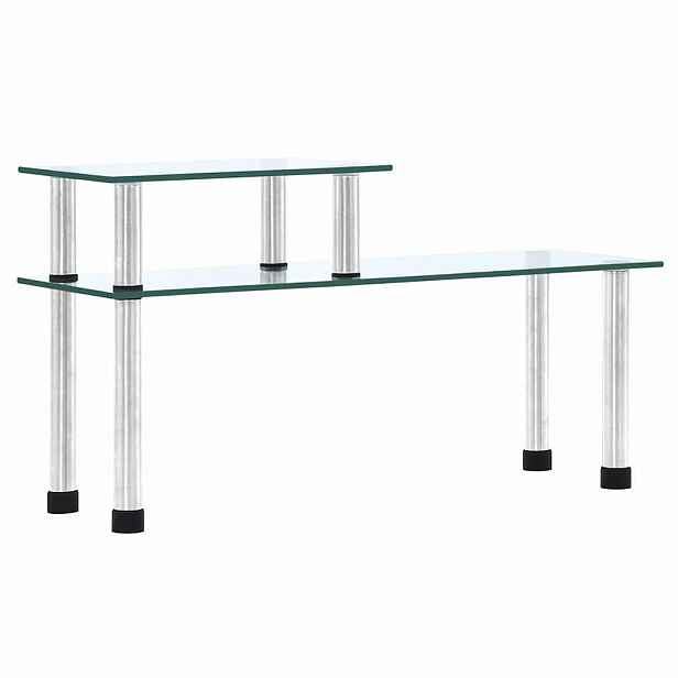 vidaXL Kuchyňská police průhledná 45 x 16 x 26 cm tvrzené sklo