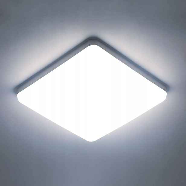 Stropní Svítidlo Stropní Svítidlo Led Bílá 6500K Čtverec 48W 30CM