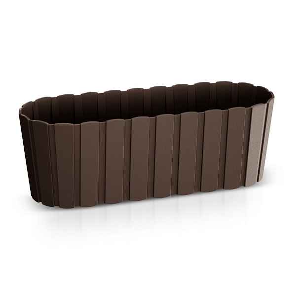 Prosperplast Truhlík BORDUR BASIC hnědý, varianta 58,7 cm