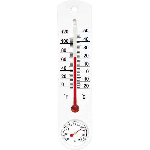 teploměr+vlhkoměr 25x5,5cm univ., -20°C+50°C