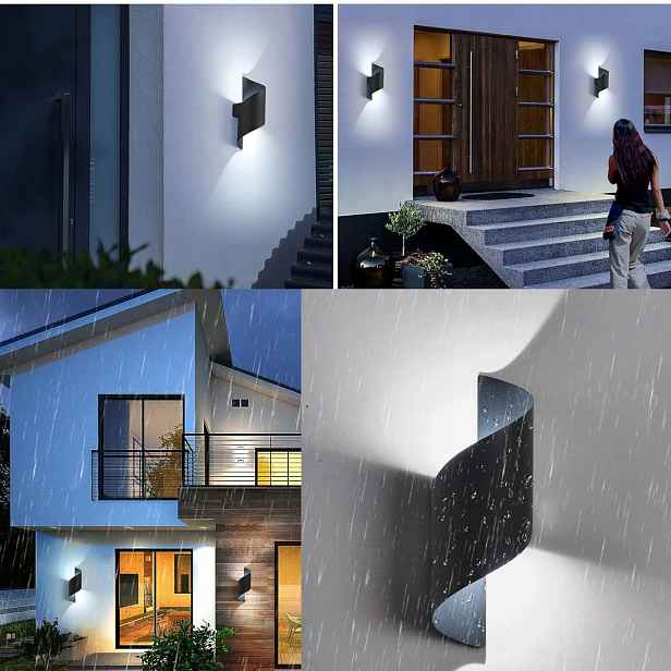 Zahradní Fasádní Lampa S Venkovním Nástěnným Svítidlem 10W 3000K Led IP65