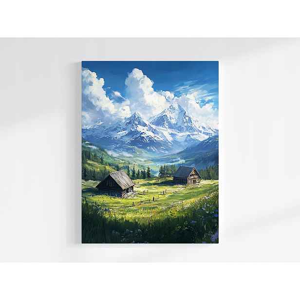 Plakát Polské Hory Tatry Polana Louka Hala Dolina 75x100