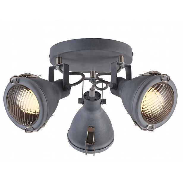 Šedá stropní svítidlo 3xE14 40W Crodo Candellux