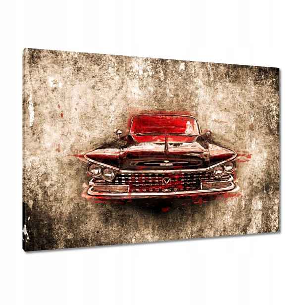 Obrazy 100x70 Červený Buick
