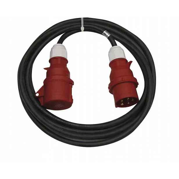 Prodlužovací Kabel 3-fázový zahradní 10 m 1 zásuvka guma 400 V 2,5 mm2 PM0902 Emos