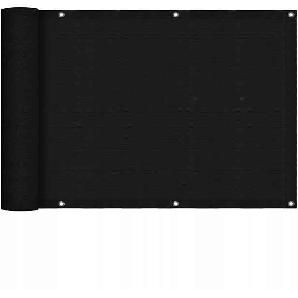 Balkonová krytina Terasa Hdpe Uv ochrana Černá 90 x 500 cm 0,9 x 5 m