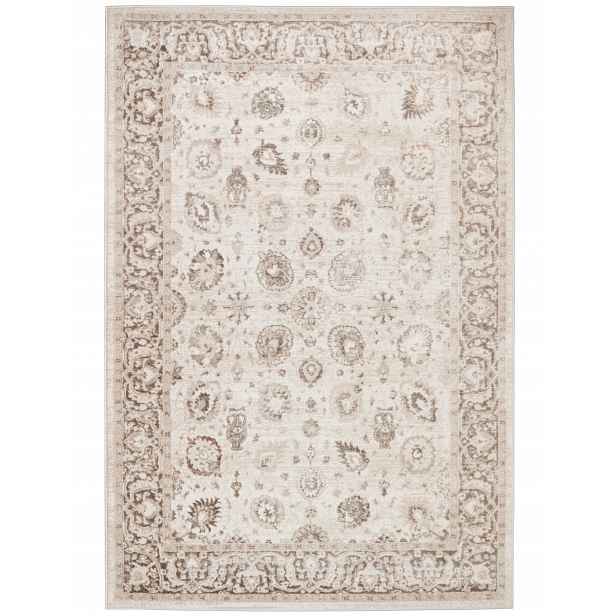 Koberec Klasický Orientální 160x230cm Béžovo-zelený Vintage Ložnice Pokoj