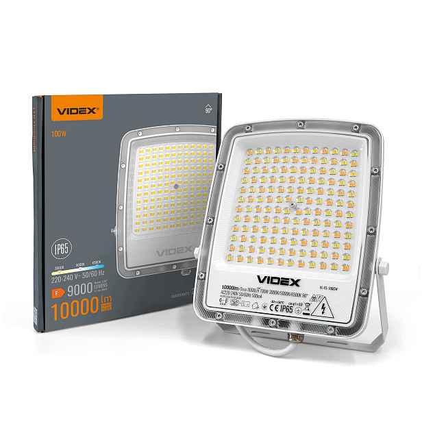 Led reflektor Halogen Reflektor 100W 10000lm 3000-6500K Cct IP65 Bílý