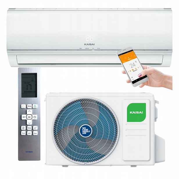 Nástěnný klimatizátor Kaisai Eco 3,5 kW Wifi 2025 Topení Klimatizace Domácí