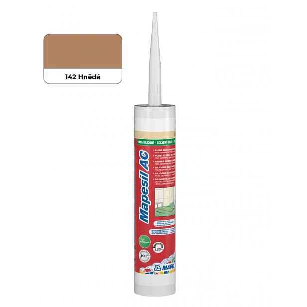 Sanitární silikon Mapei Mapesil 310 ml AC 142 hnědá