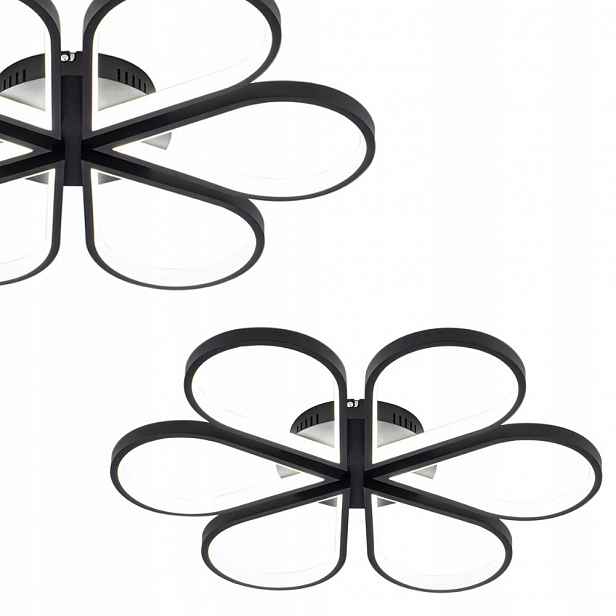 Stropní Svítidlo černý Velva Led Cct 45W do obývacího pokoje, ložnice, jídelny Light Prestige