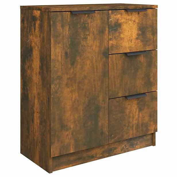 vidaXL Příborník kouřový dub 60 x 30 x 70 cm kompozitní dřevo