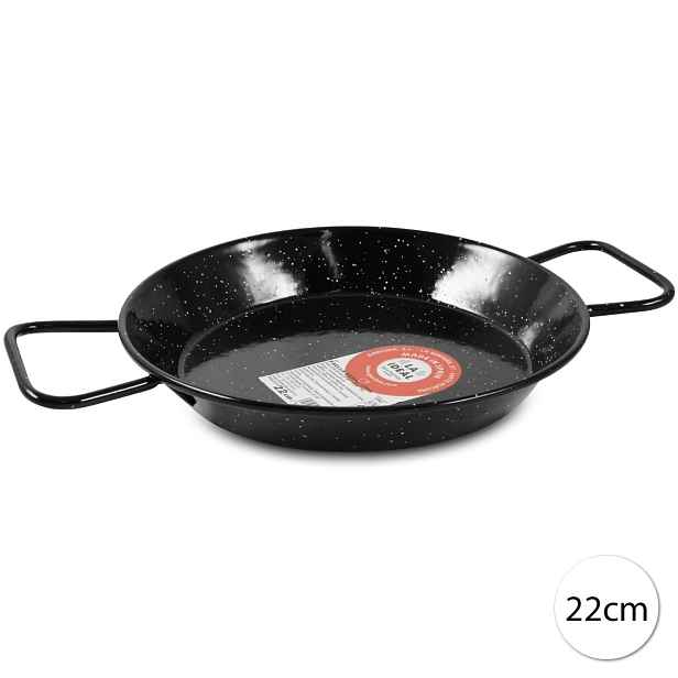 Garcima 13381 Smaltovaná paella pánev 22 cm