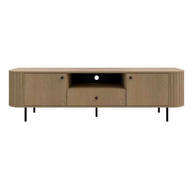 MASSENO TV STOLEK BOLLA, 180,6/50/42,3 cm, dekor dub