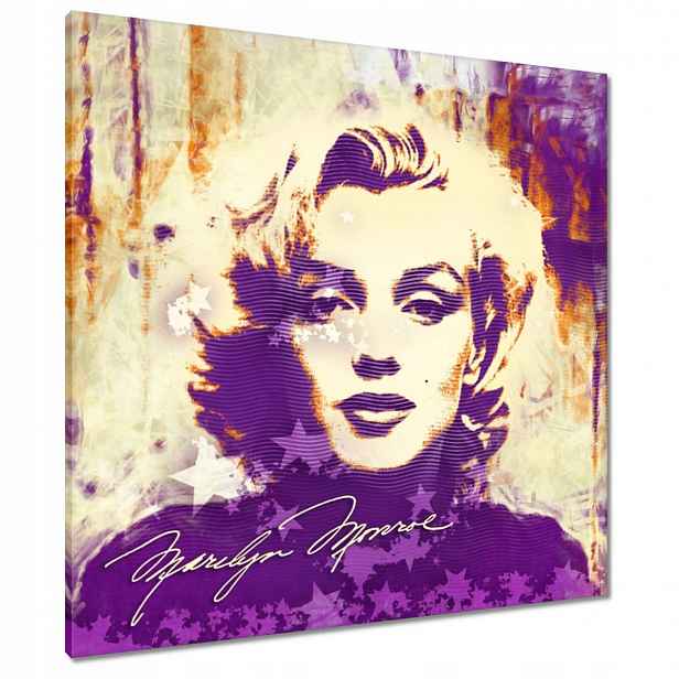 Obrazy 80x80 Marilyn Monroe Fialová