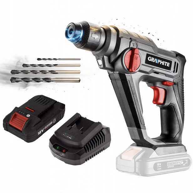Graphite Vrtačka Sds+ Energy+ 18V 8J 58G009 Akumulátor 4AH Vrtáky