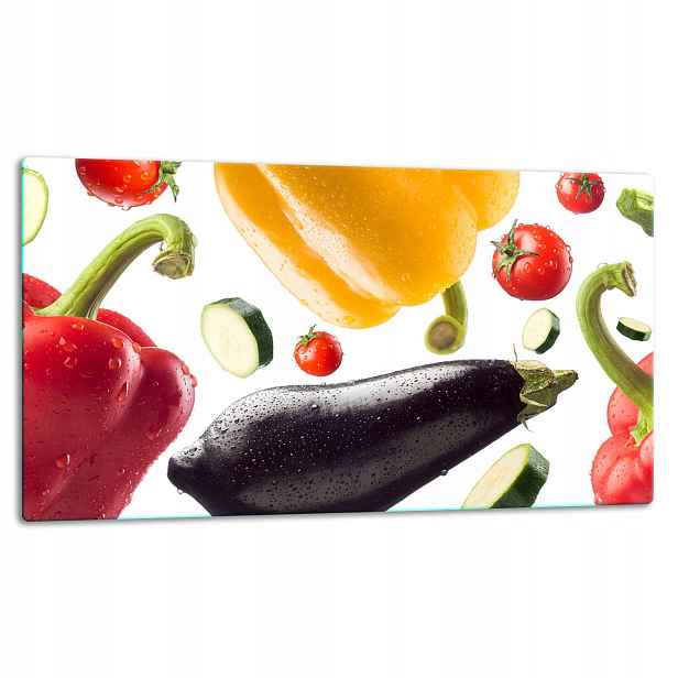7v1 Skleněná Deska Na Krájení 52x30 Paprika