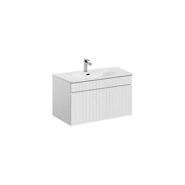 ArtCom Koupelnová skříňka s umyvadlem ICONIC White U80/1 | 80 cm