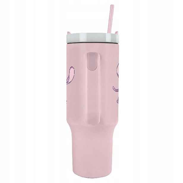 Nerezový tumbler růžový, Stitch