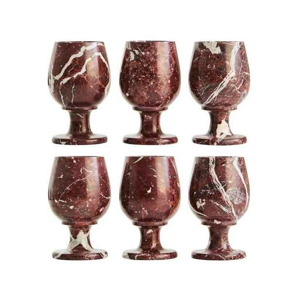 Skleničky v sadě 6 ks na panáky 180 ml Marmore – Premier Housewares