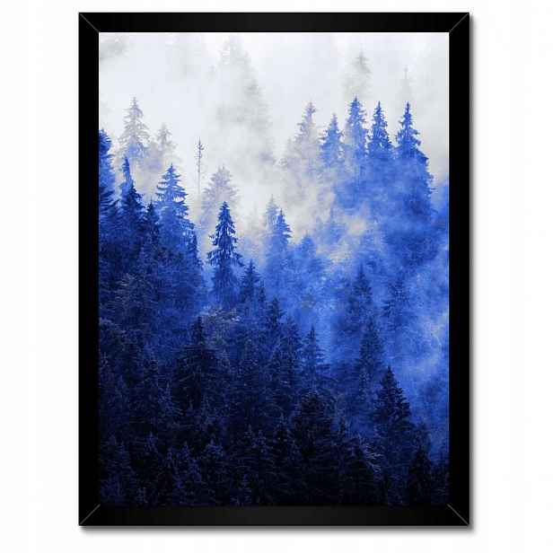 Plakáty v rámu 30x40 Modrá krajina Hory