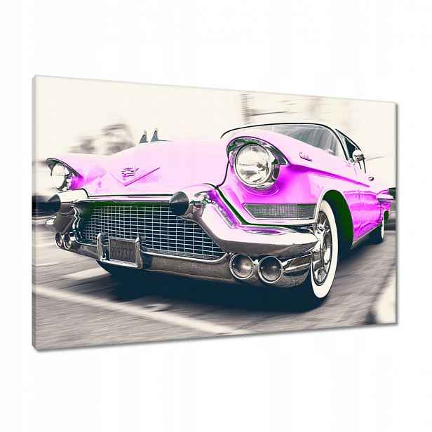 Obrazy 90x60 Růžový Cadillac