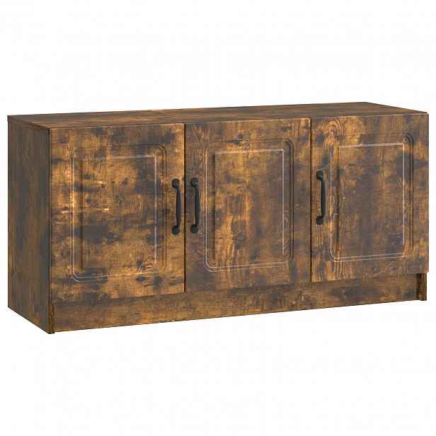 vidaXL Televizní skříň Kouřový dub 99 x 34,5 x 47 cm Kompozitní dřevo