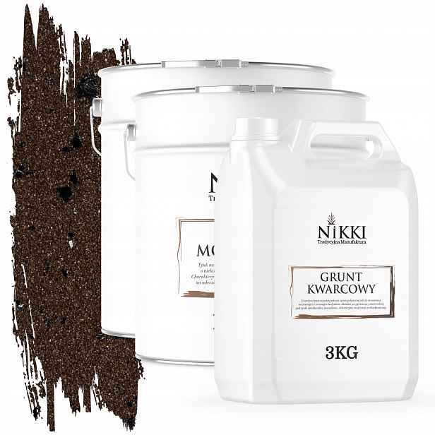 Mozaiková Omítka Pryskyřičná Hnědá Tmavě Černá Mika M96 Set 2x12,5KG Grunt