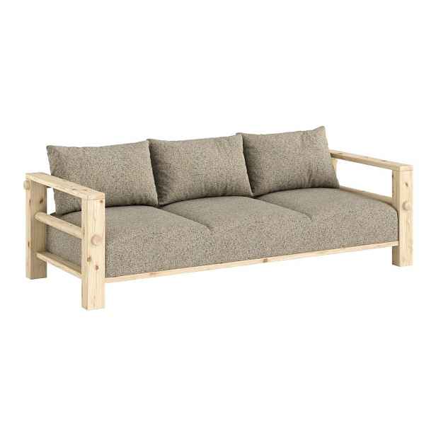 Šedá pohovka 225 cm Bare – Karup