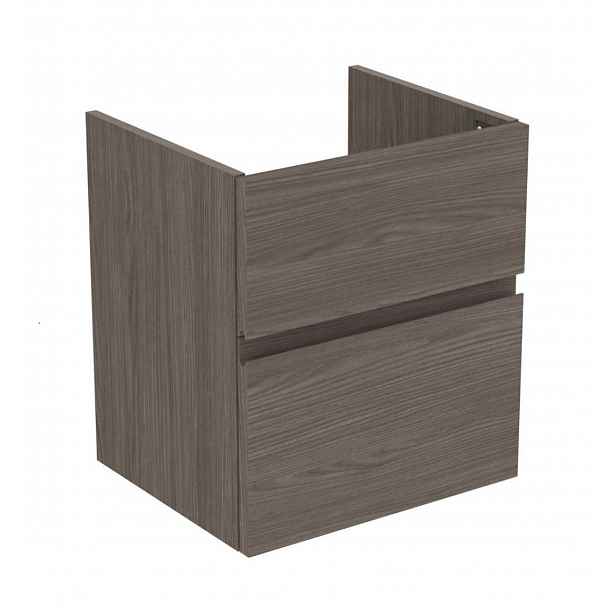 Ideal Standard Finesse - Umyvadlová skříňka, 48x41x54 cm, 2 zásuvky, Dark Elm E3407UR