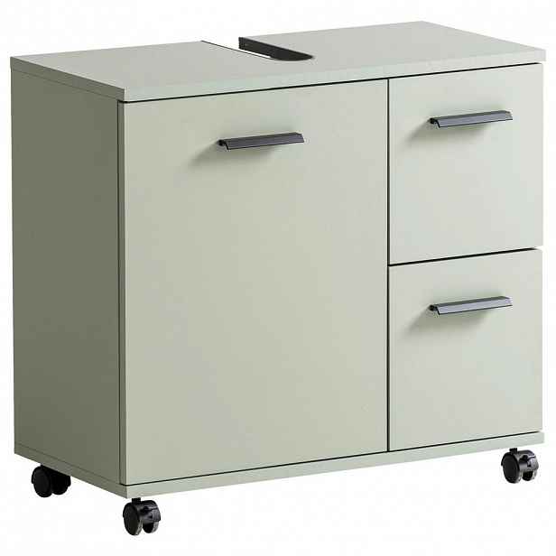 Stylife SKŘÍŇKA POD UMYVADLO, pastelově zelená, pastelově zelená, 65,1/60/32 cm