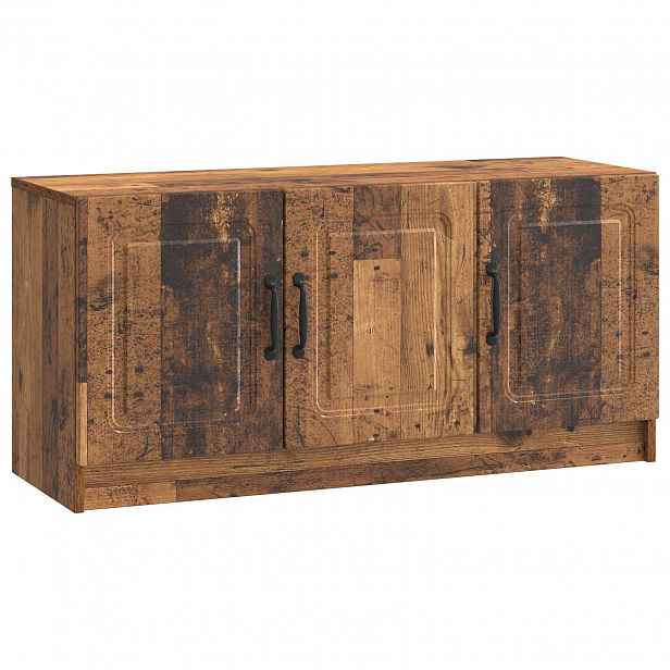 vidaXL Televizní skříň Staré dřevo 99 x 34,5 x 47 cm Kompozitní dřevo