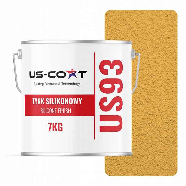 Silikonová Fasádní Omítka Žlutá Intenzivní F636 Beránek Granulace 1.0 mm