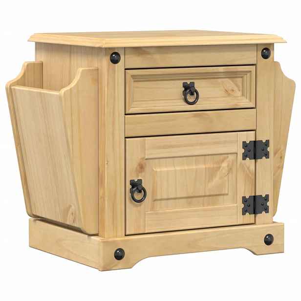 vidaXL Noční stolek Corona 45 x 35 x 47,5 cm masivní borové dřevo