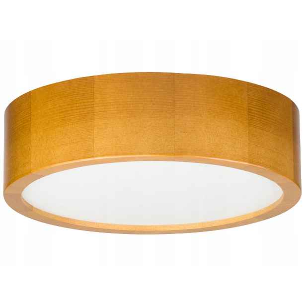 Stropní koupelnová lampa Leja fi275 Zlatý Dub 1xE27 do koupelny Premium