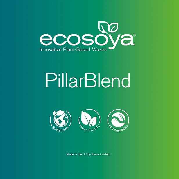 Vosk EcoSoya Pillar Blend – volně stojící svíčky z forem 20 kg Sisano