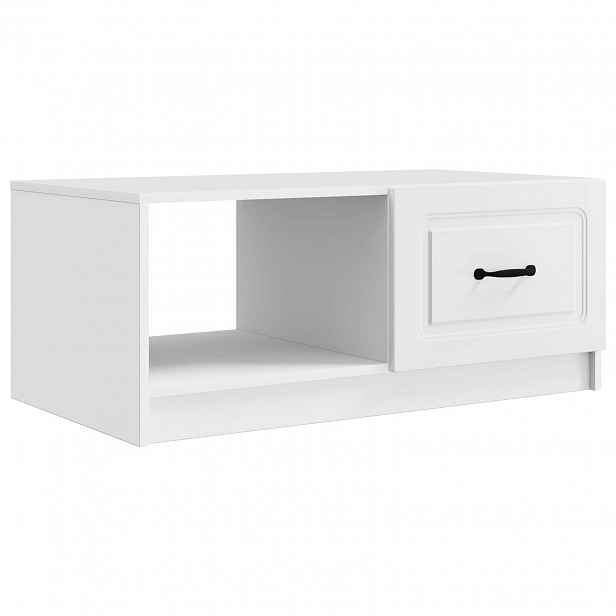 vidaXL Konferenční stolek Bílá 90 x 50 x 37 cm Kompozitní dřevo