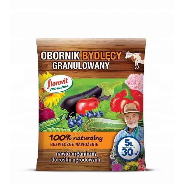 Florovit – hovězí hnůj pro přírodu 100% organický