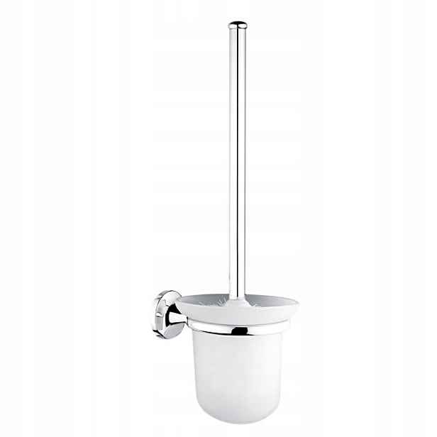 Nimco Monolit chrom koupelnová Wc štětka a kartáč, sklo a nerez Mo 4094C-26