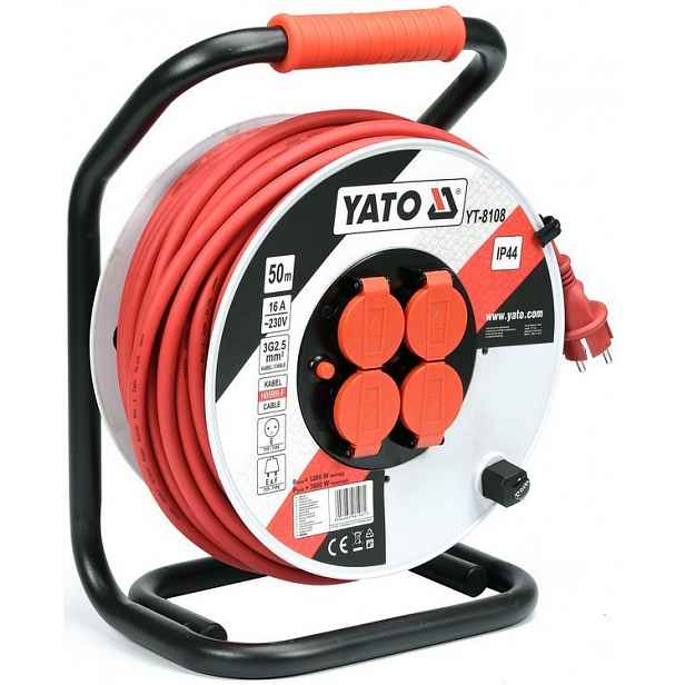 Prodlužovací Přívod 50M 4 Zásuvky 3*2.5MM2 YT-8108