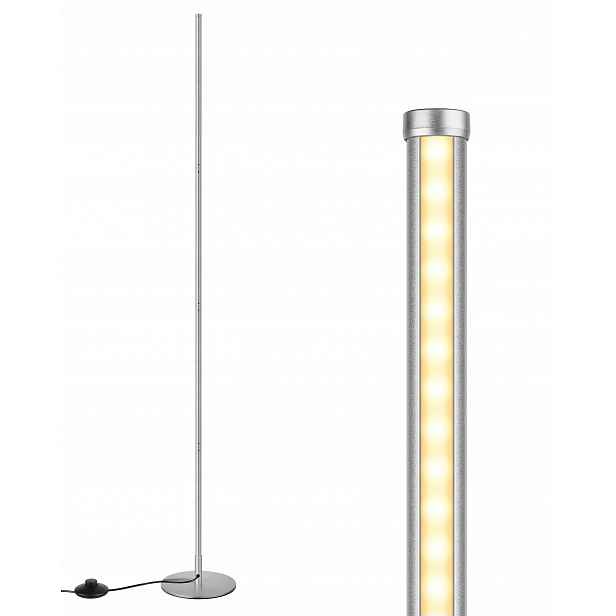 Stojací lampa Edishine do obývacího pokoje, stmívatelná Led, 3000K teplá bílá