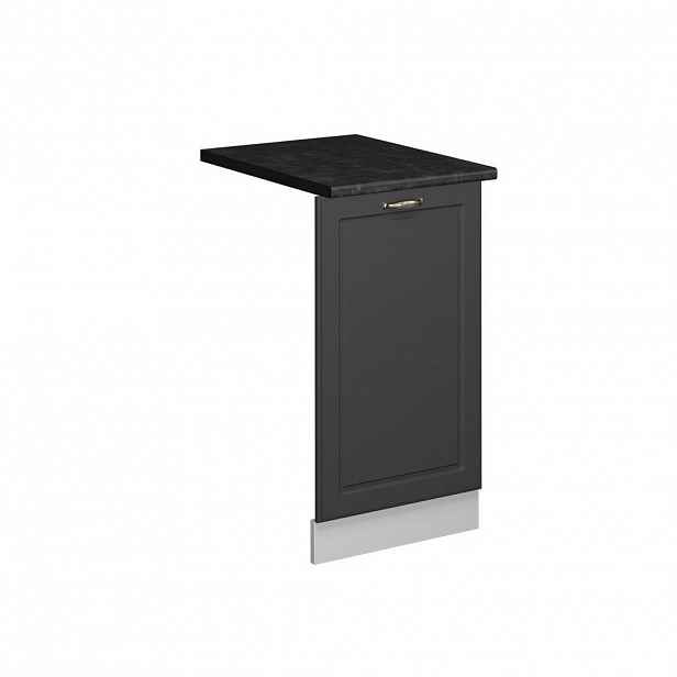 Vicco ČELNÍ PANEL MYČKY Fame-Line Anthrazit-Gold Landhaus 45 cm , PD Antracit