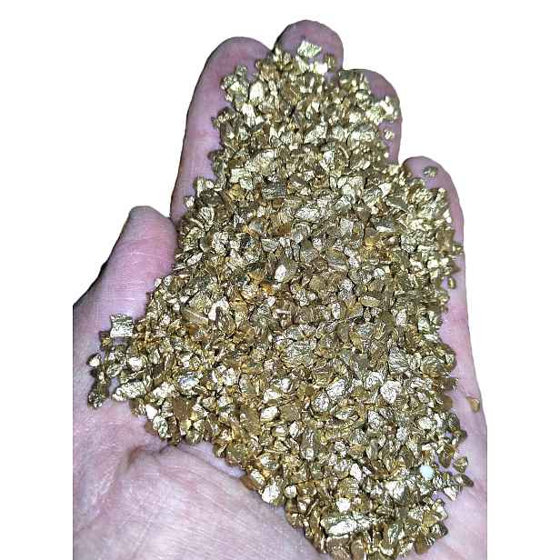 Zlatá Výplň Z Kameniva 1-4 MM Zlatá Drť Pro Vánoční Věnec 5 Kg