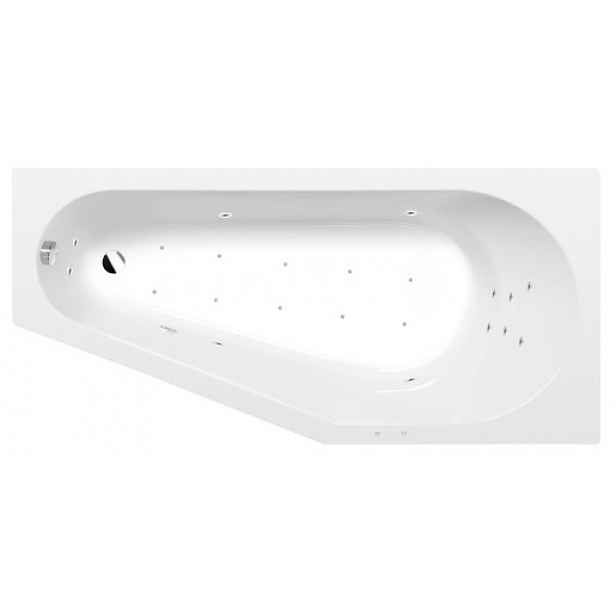 Masážní vana Polysan Tigra 150x75 cm Attraction Hydro-Air akrylát pravá 72933.4010