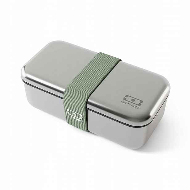 Monbento Sense Original obědový box 1,2L zelený ocel 18/8, Francie