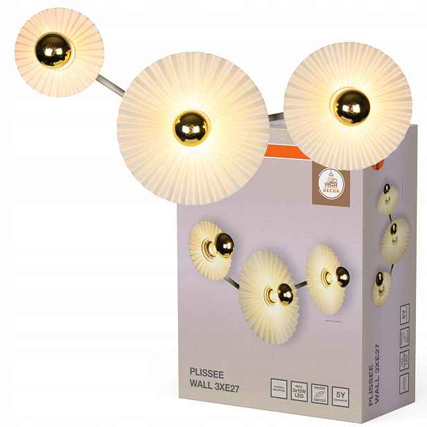 Nástěnné svítidlo stropní svítidlo Led reflektor Spot 3x E27 Béžová Decor Osram