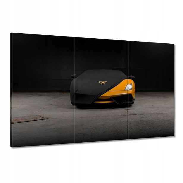 Obrazy 120x80 Oranžové auto