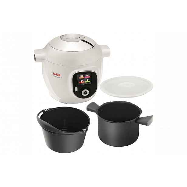 Akční set elektrický hrnec Tefal Cook4me+ a příslušenství nádoba, forma na pečení a víko